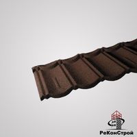 Композитная черепица Feroof Rio, Brown Bark в Симферополе
